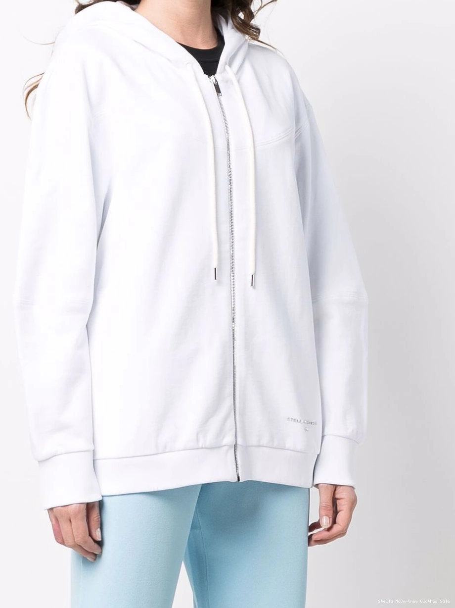 Affordable Stella Women plaque drawstring hoodie logo McCartney 0702